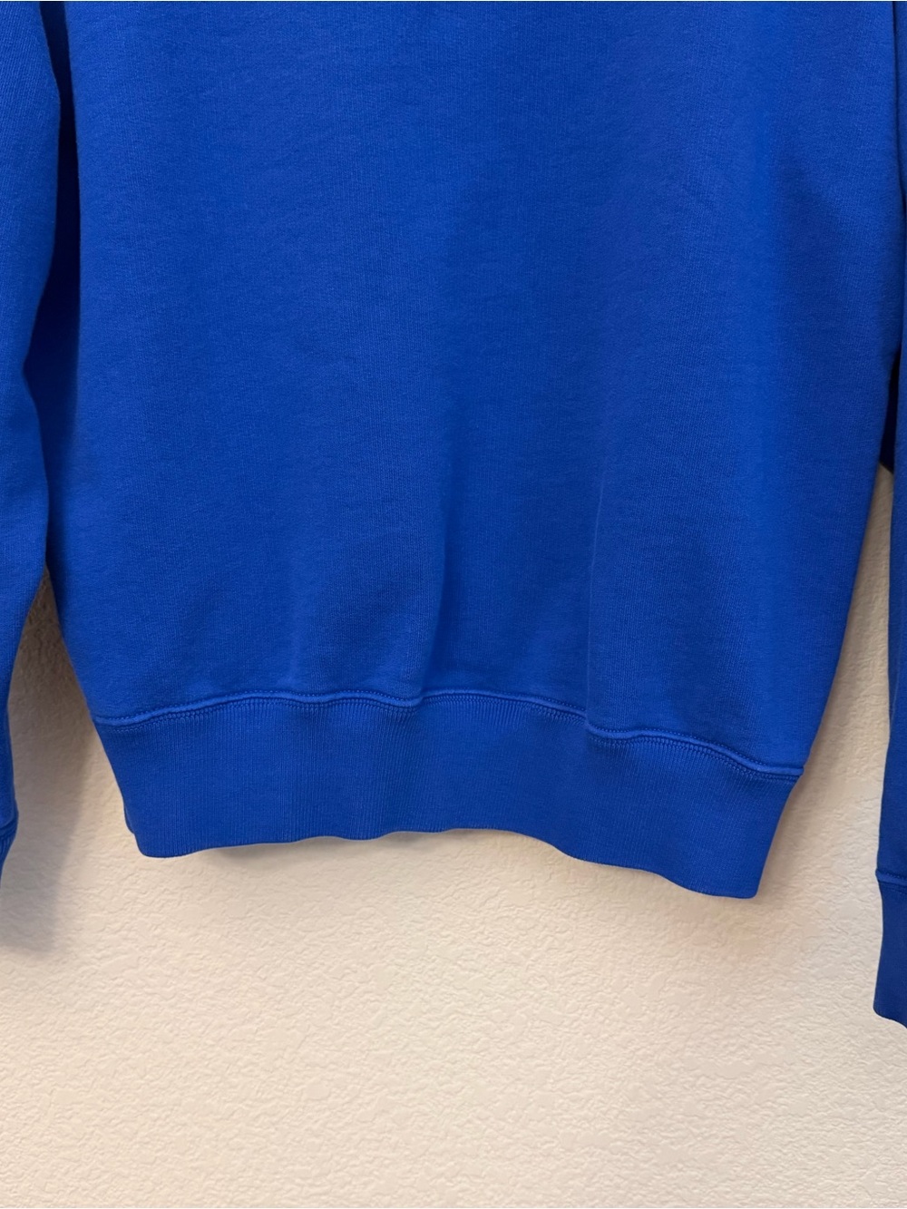 Polo Sport Ralph Lauren Blue Cropped Crewneck Sweatshirt Sz S American flag - Picture 11 of 11